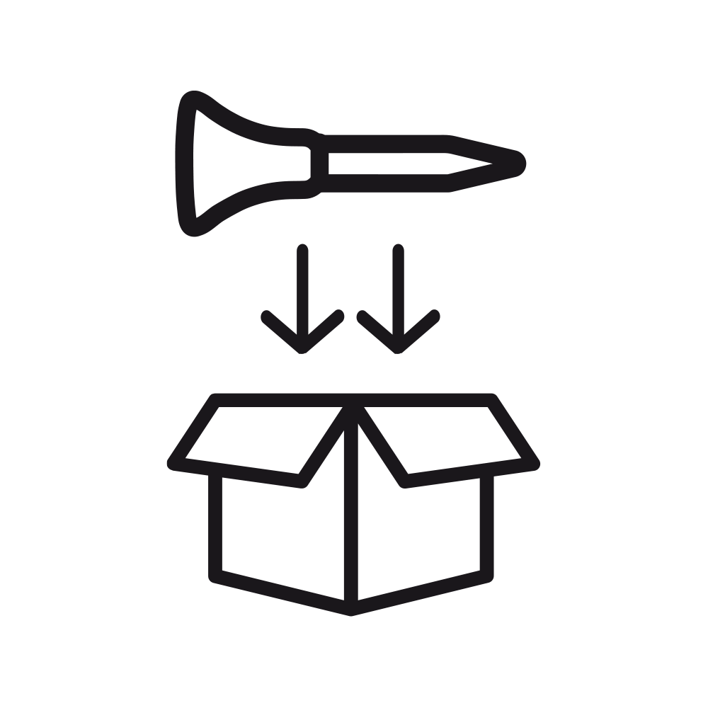 Aufteilung in diversen Verpackungseinheiten